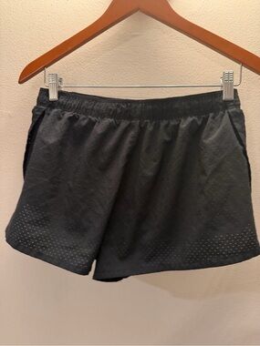 Nike Dri-FIT Women Black Running Shorts Perforated Athletic Size M